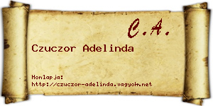 Czuczor Adelinda névjegykártya